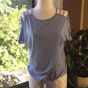 Per seption concept heather blue top‎ size medium